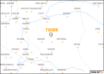 map of Tikira