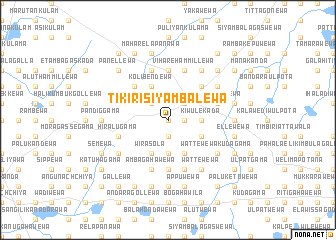 map of Tikiri Siyambalewa