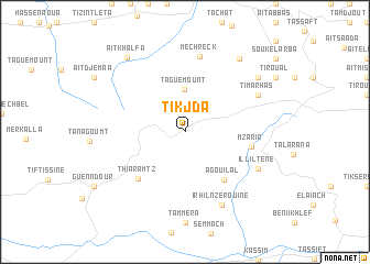 map of Tikjda