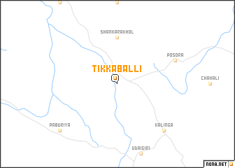 map of Tikkāballi