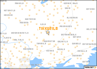 map of Tikkurila