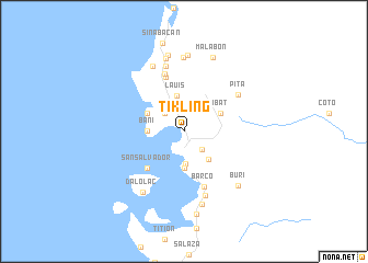 map of Tikling