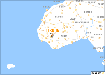 map of Tikong