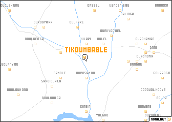 map of Tikoumbablé