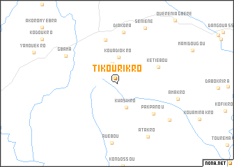 map of Tikourikro