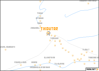 map of Tikoutar