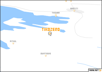 map of Tikozero