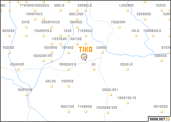 map of Tiko