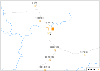 map of Tiko