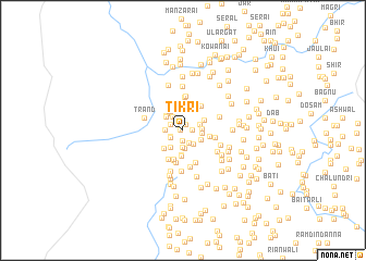map of Tikri