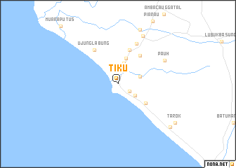 map of Tiku