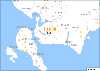 map of Tilaga