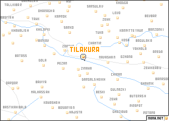 map of Tilakura