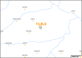 map of Tʼilalo