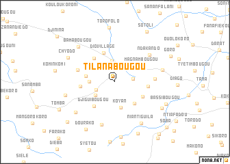 map of Tilanabougou