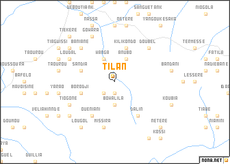 map of Tilan