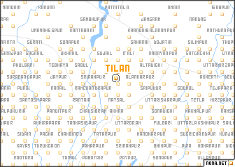 map of Tilan