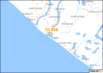 map of Tilapa