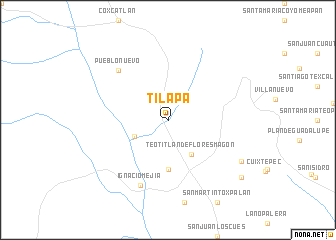 map of Tilapa