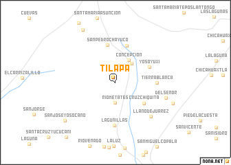 map of Tilapa