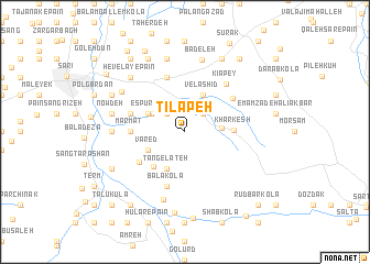 map of Tīlapeh
