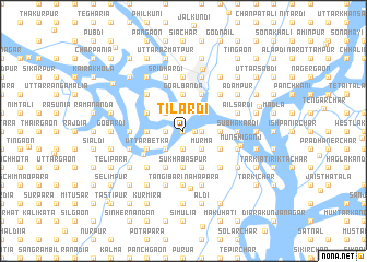 map of Tilārdi