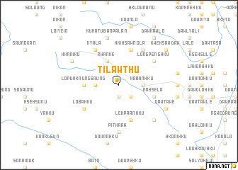 map of Tilawthu