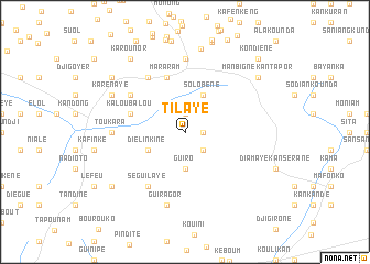 map of Tilaye