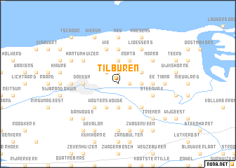 map of Tilburen