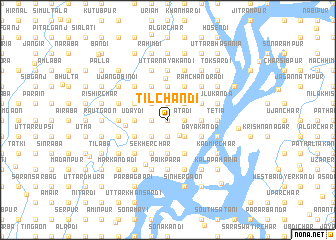 map of Tilchandi