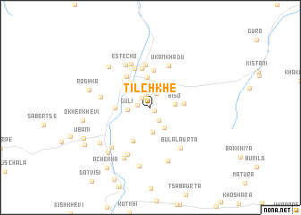 map of Tilʼchkhe