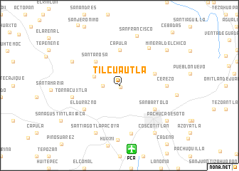 map of Tilcuautla