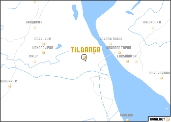 map of Tildānga