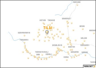 map of Tīldi