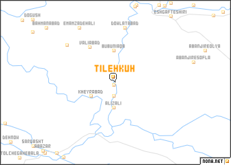 map of Tīleh Kūh