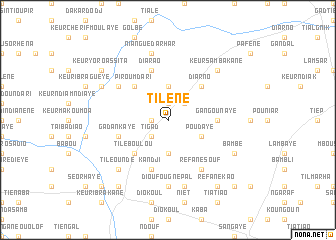 map of Tilène