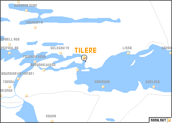 map of Tiléré