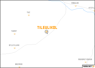 map of Tileulikolʼ