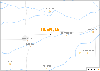 map of Tileville