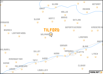 map of Tilford