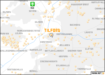map of Tilford