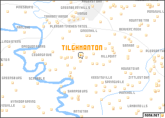 map of Tilghmanton