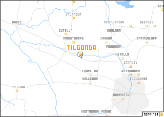 map of Tilgonda