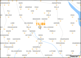 map of Tiliba