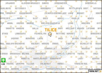 map of Tilice