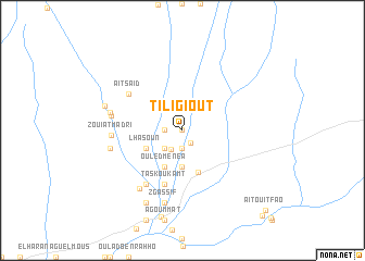 map of Tiligiout