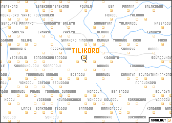 map of Tilikoro