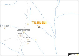 map of Tilimuqui