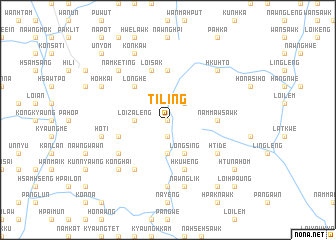 map of Ti Ling