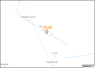 map of Tilin